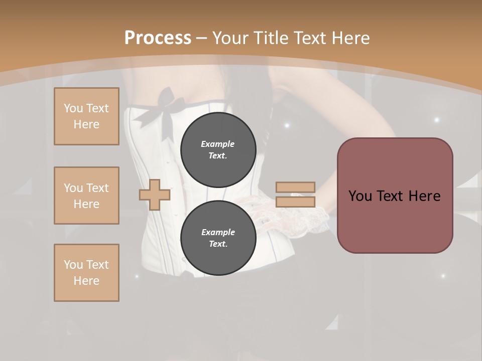 Elegant Girl Corset PowerPoint Template
