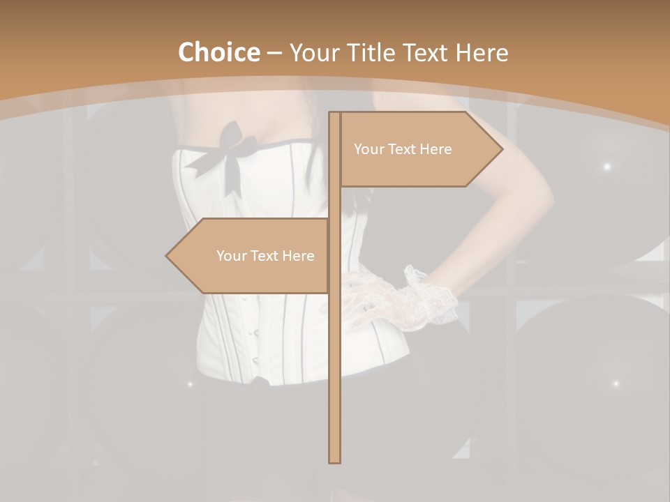 Elegant Girl Corset PowerPoint Template