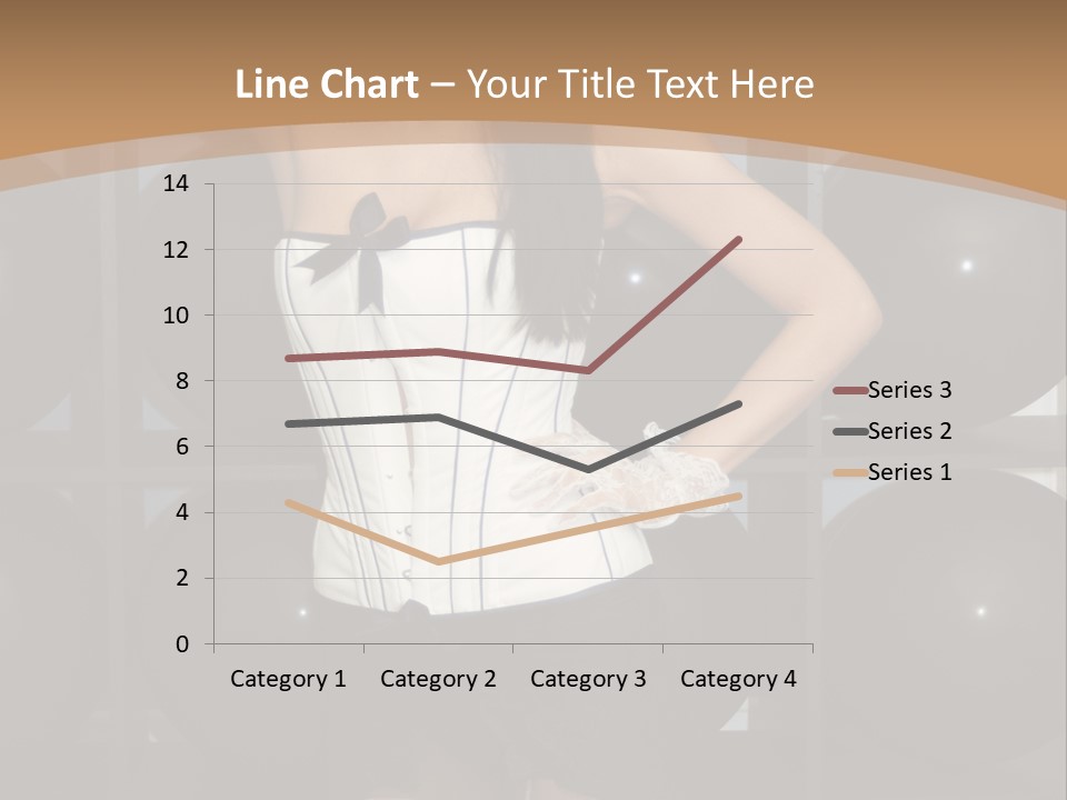 Elegant Girl Corset PowerPoint Template