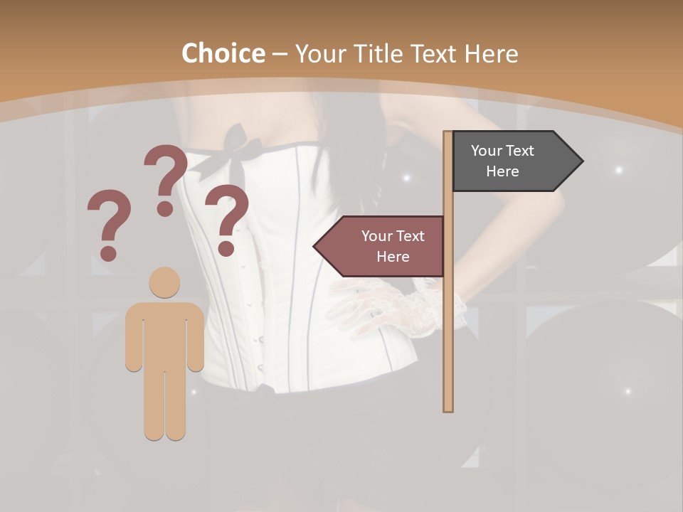 Elegant Girl Corset PowerPoint Template