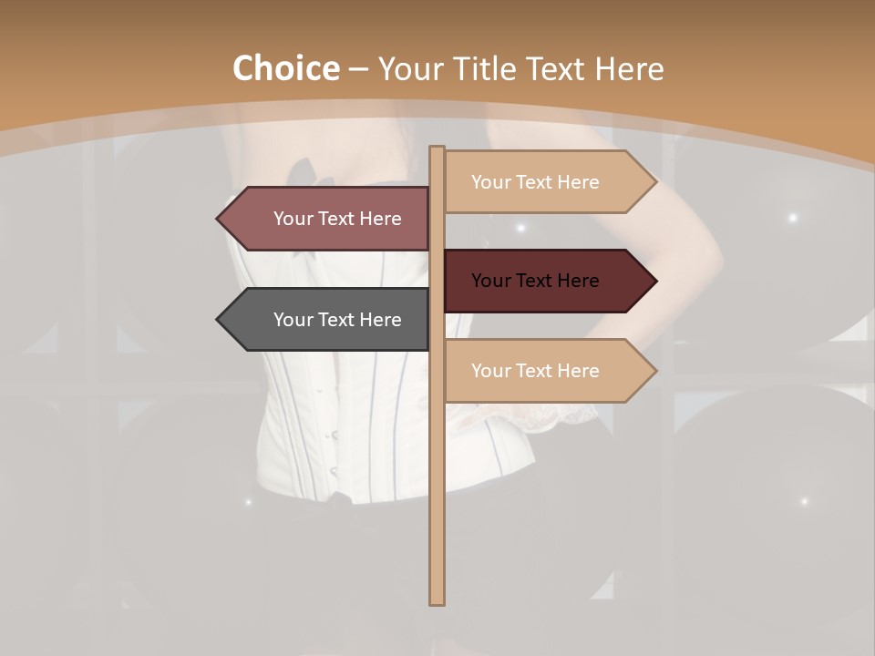 Elegant Girl Corset PowerPoint Template