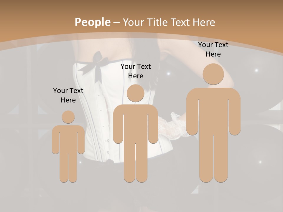 Elegant Girl Corset PowerPoint Template