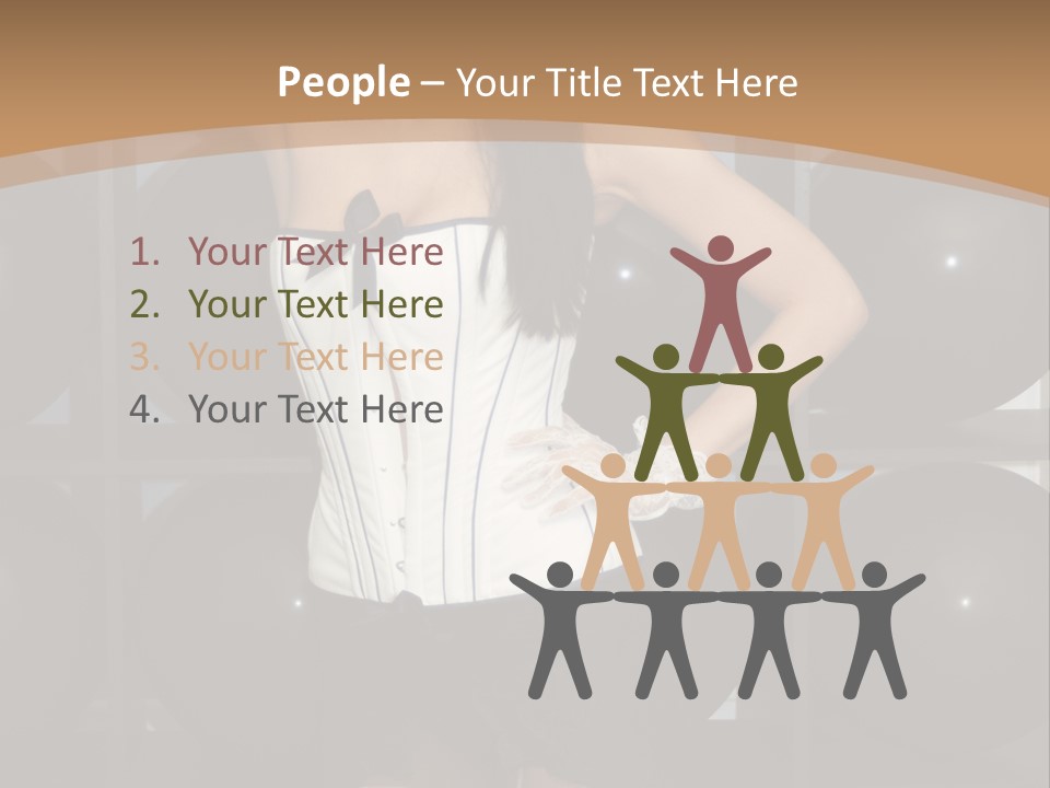 Elegant Girl Corset PowerPoint Template