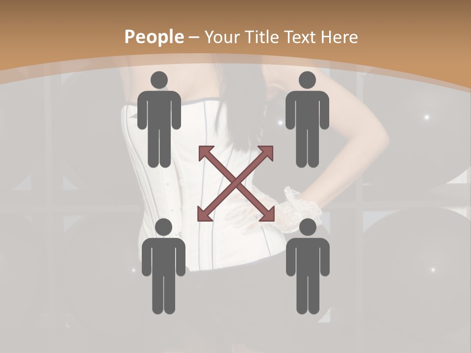 Elegant Girl Corset PowerPoint Template