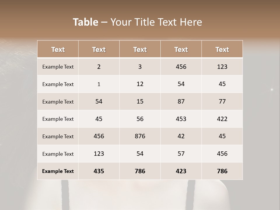 Hair Fashion Attractive PowerPoint Template