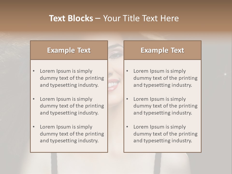 Hair Fashion Attractive PowerPoint Template