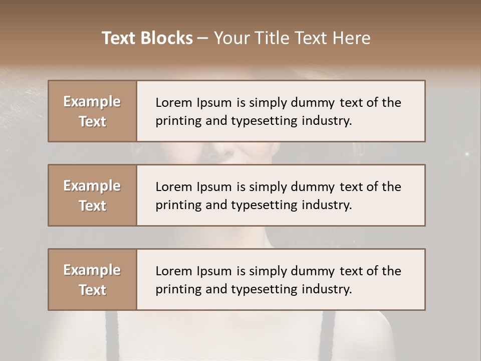 Hair Fashion Attractive PowerPoint Template