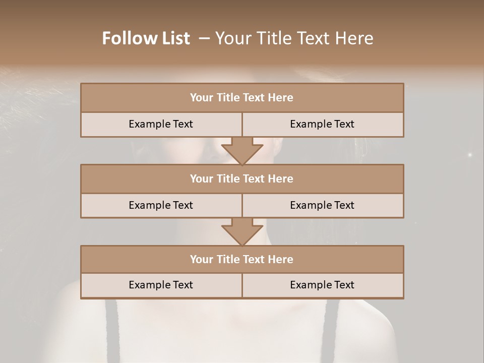 Hair Fashion Attractive PowerPoint Template