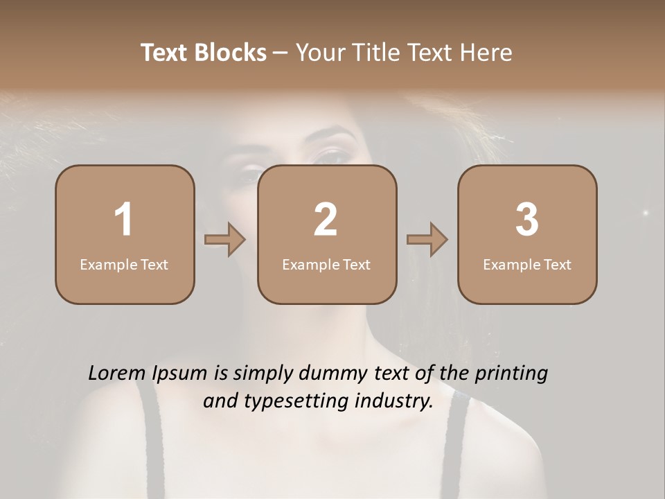 Hair Fashion Attractive PowerPoint Template