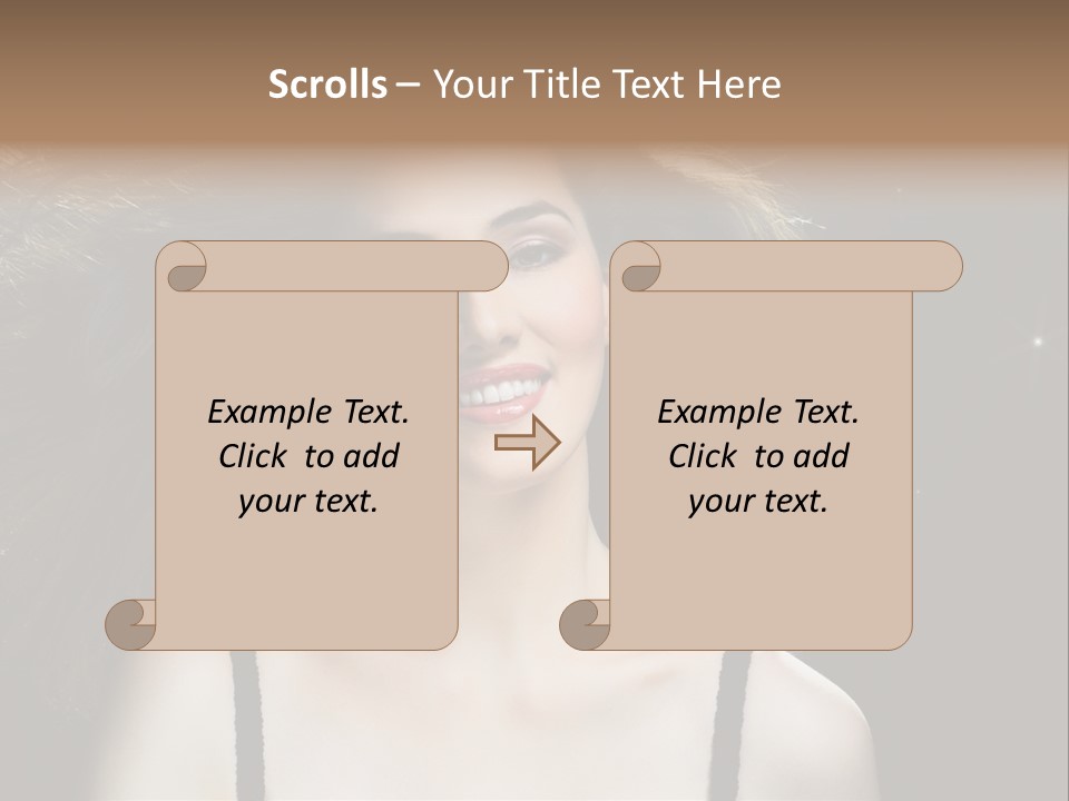 Hair Fashion Attractive PowerPoint Template
