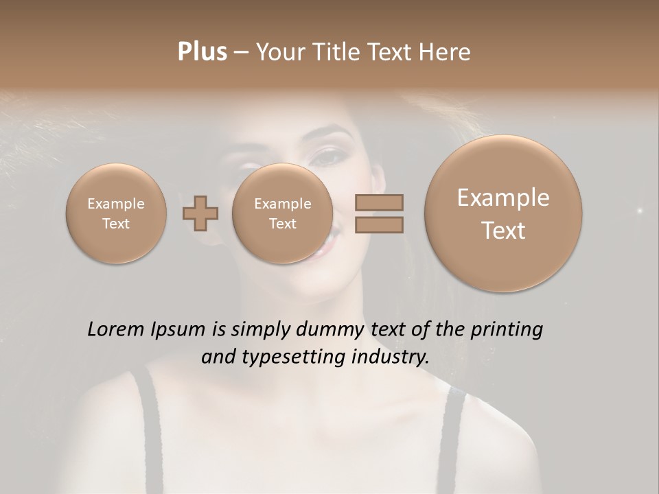 Hair Fashion Attractive PowerPoint Template