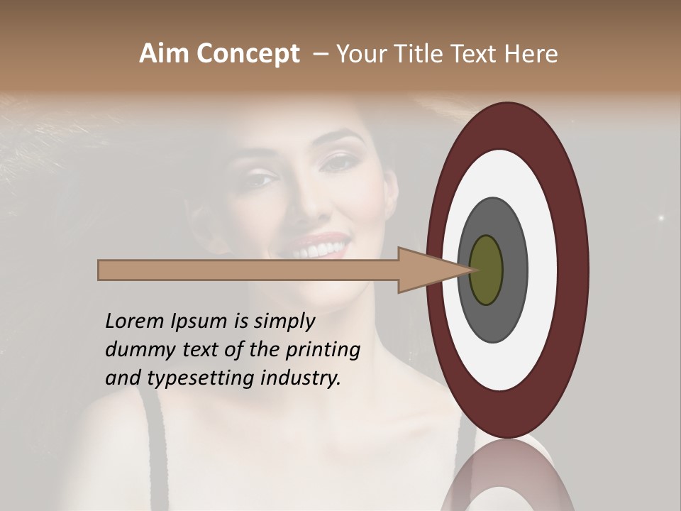 Hair Fashion Attractive PowerPoint Template