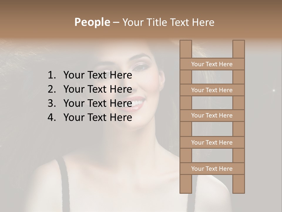 Hair Fashion Attractive PowerPoint Template