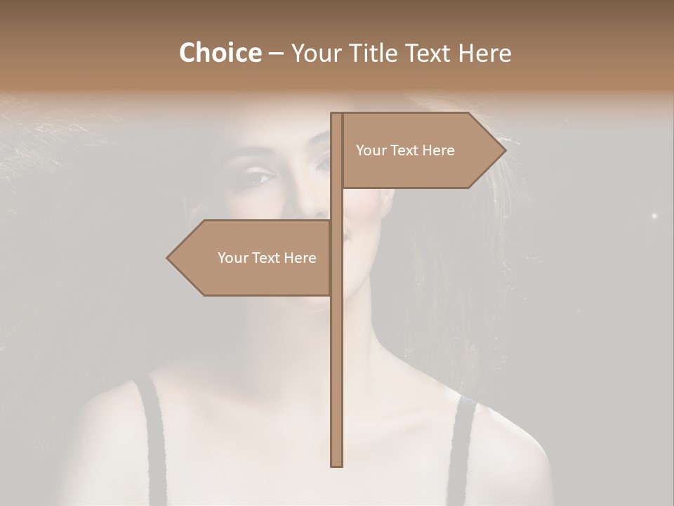 Hair Fashion Attractive PowerPoint Template