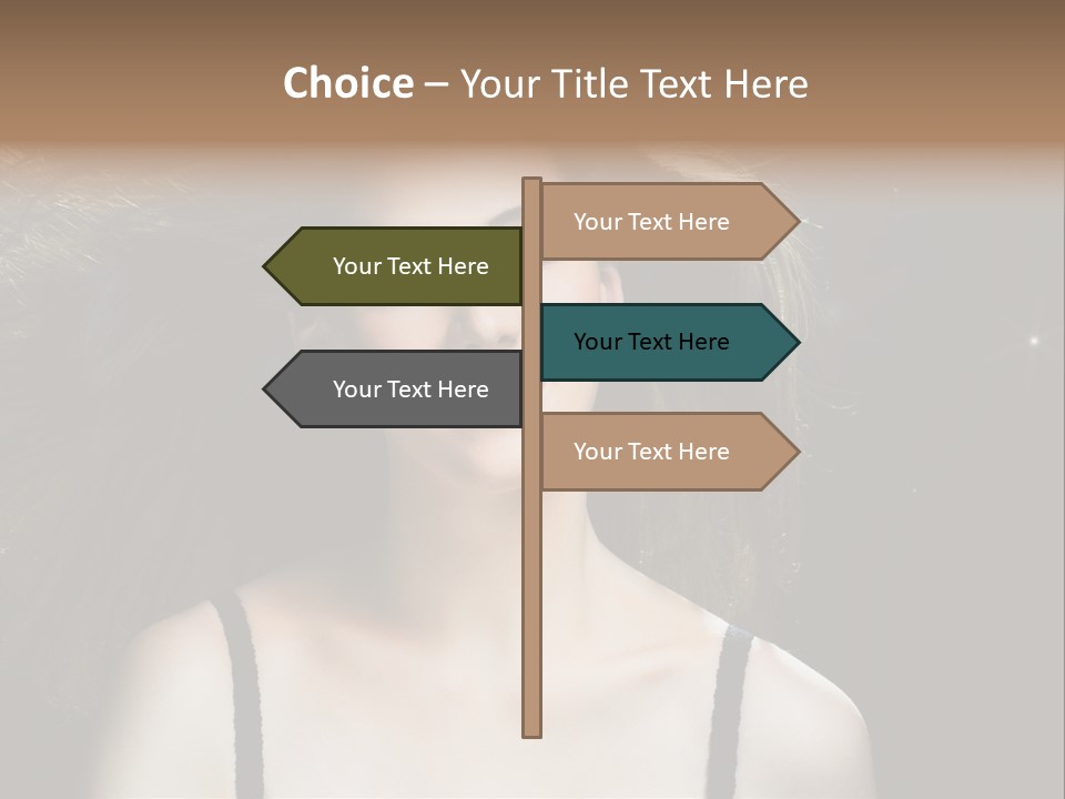 Hair Fashion Attractive PowerPoint Template