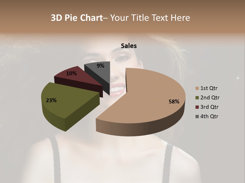 Hair Fashion Attractive PowerPoint Template