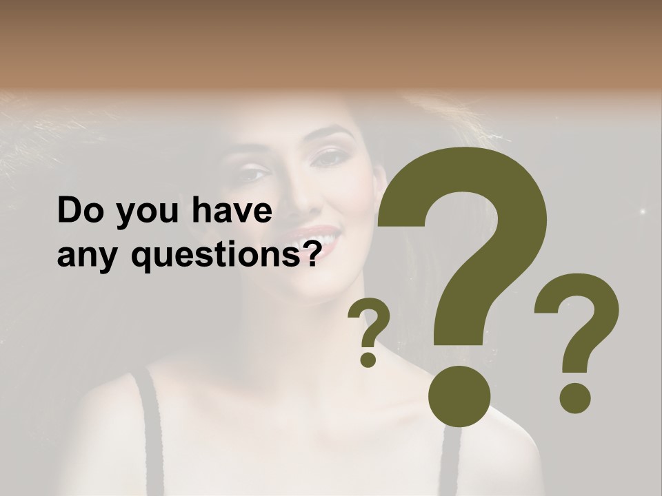 Hair Fashion Attractive PowerPoint Template