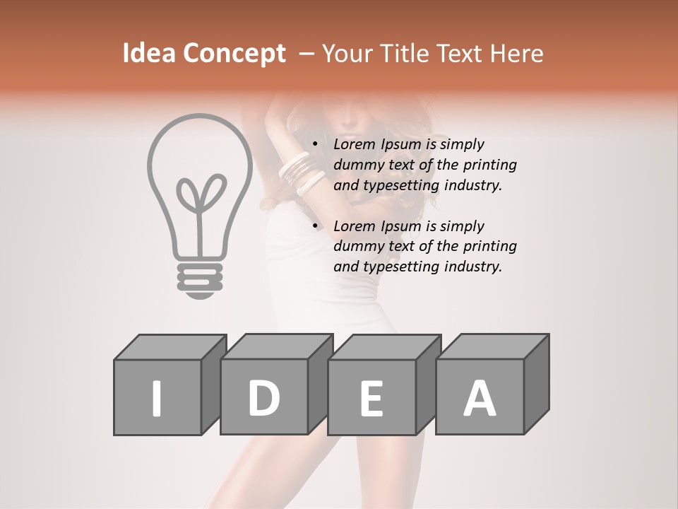 Styling Elegance People PowerPoint Template