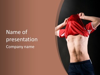 Studio Clothing Goal PowerPoint Template