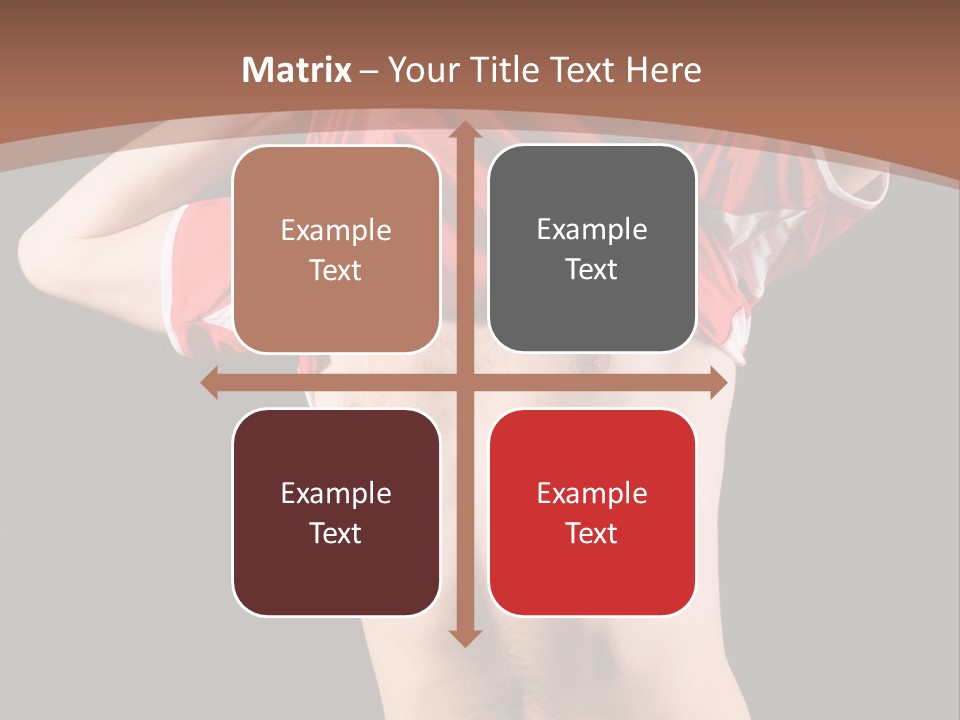 Studio Clothing Goal PowerPoint Template