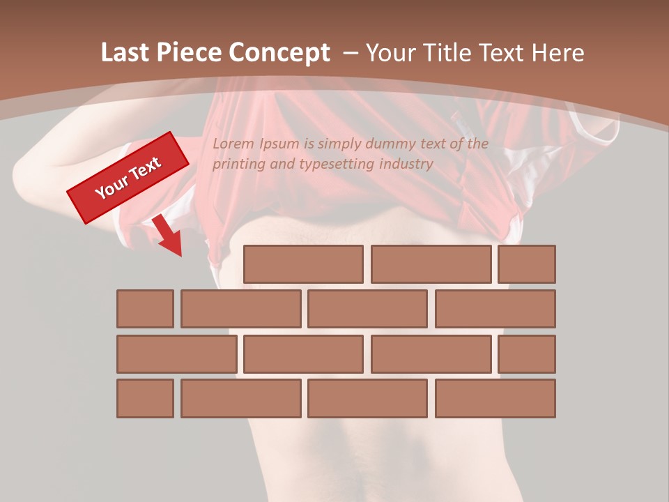 Studio Clothing Goal PowerPoint Template