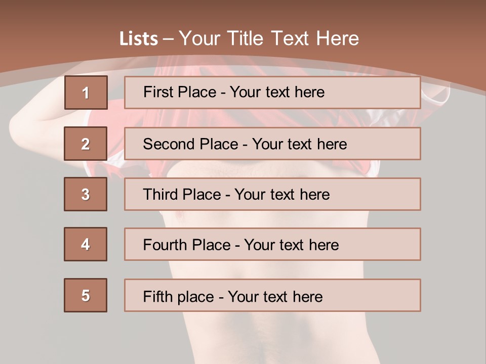 Studio Clothing Goal PowerPoint Template