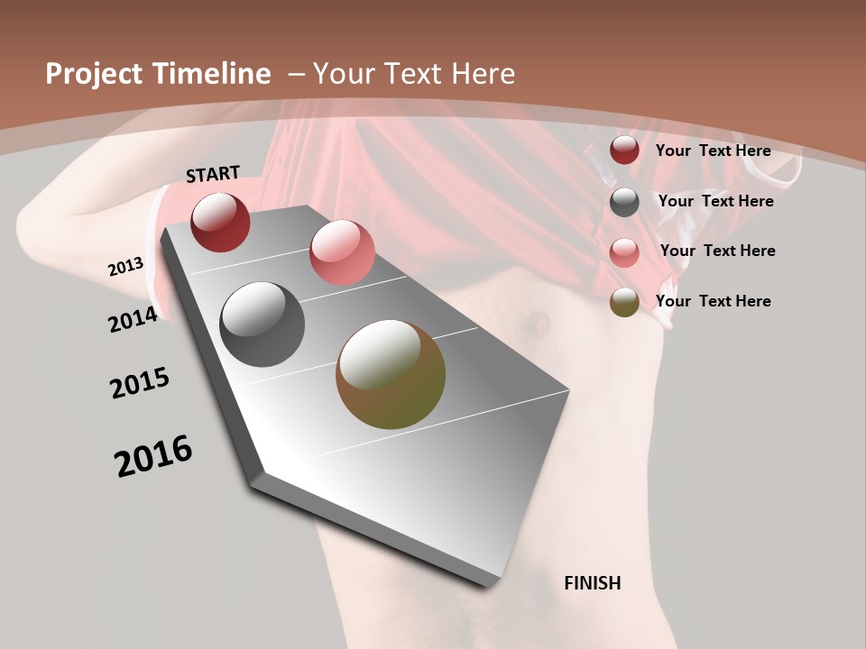 Studio Clothing Goal PowerPoint Template