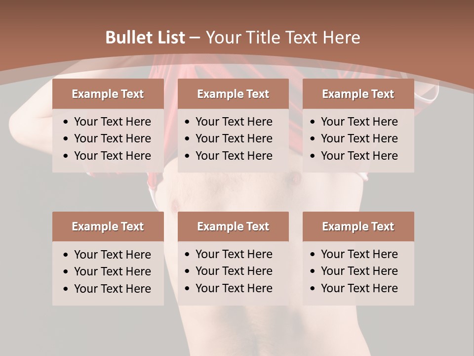 Studio Clothing Goal PowerPoint Template