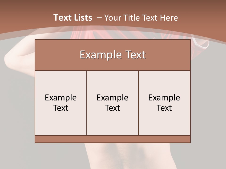 Studio Clothing Goal PowerPoint Template