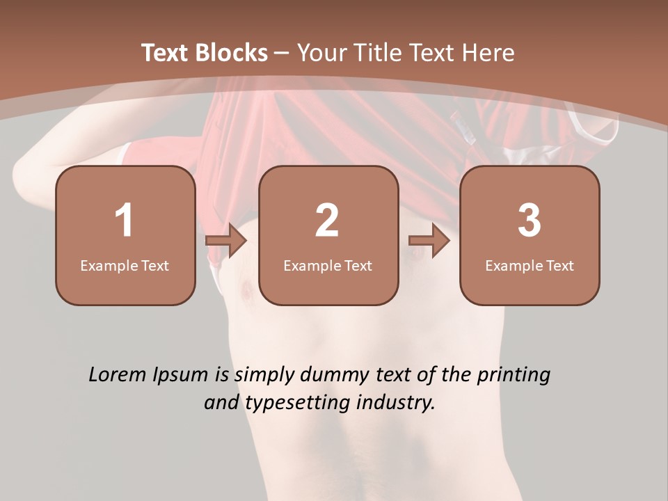 Studio Clothing Goal PowerPoint Template