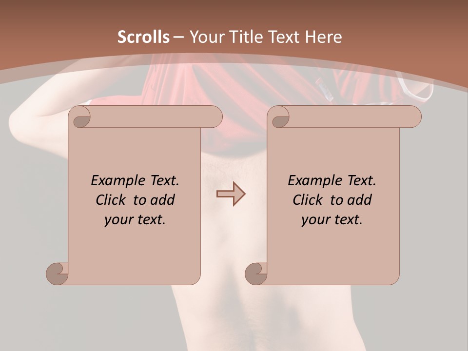 Studio Clothing Goal PowerPoint Template