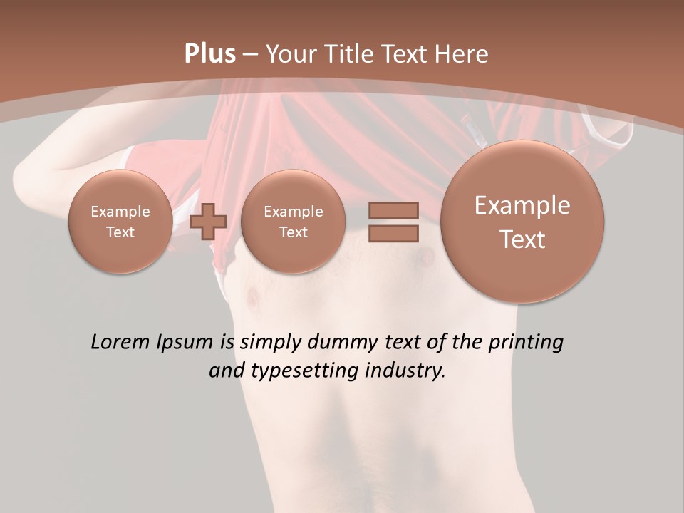 Studio Clothing Goal PowerPoint Template