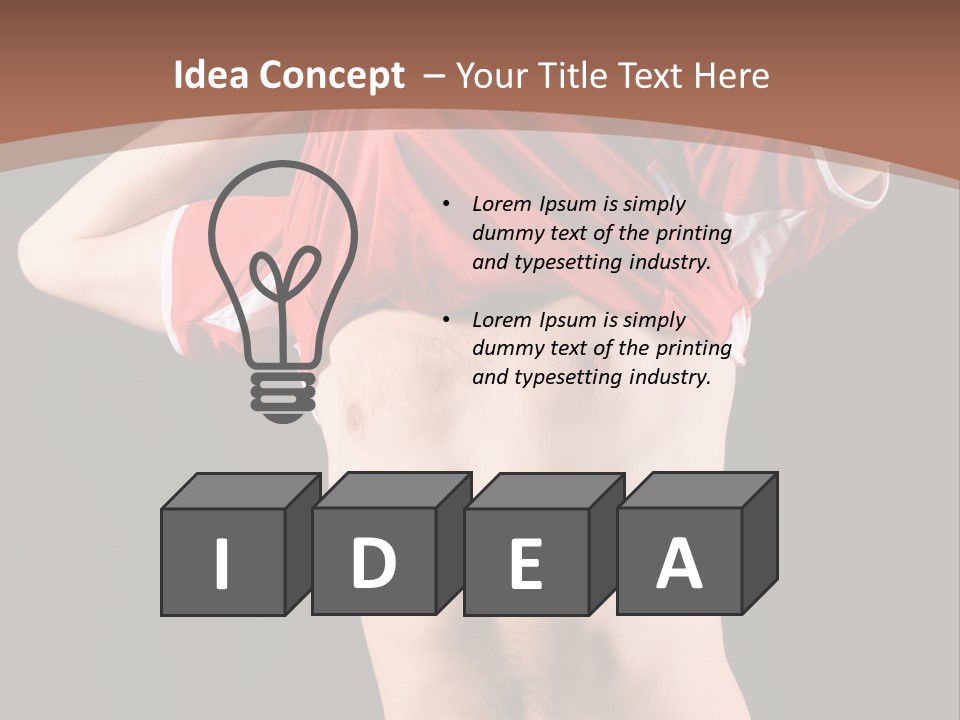 Studio Clothing Goal PowerPoint Template