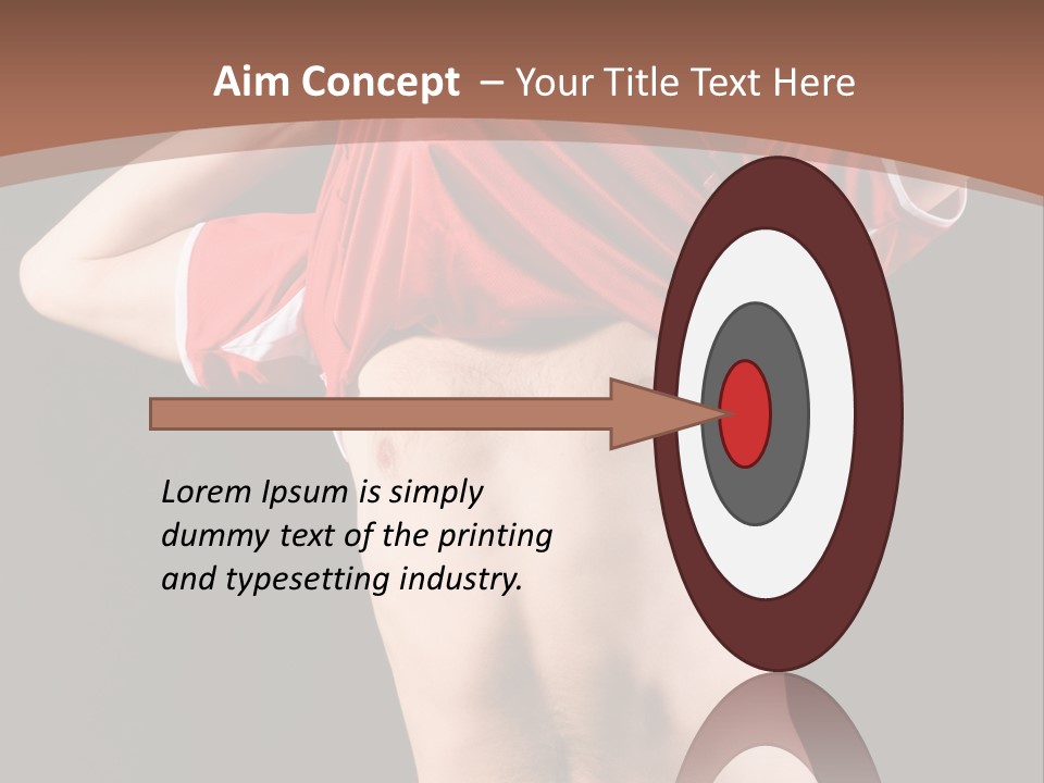 Studio Clothing Goal PowerPoint Template