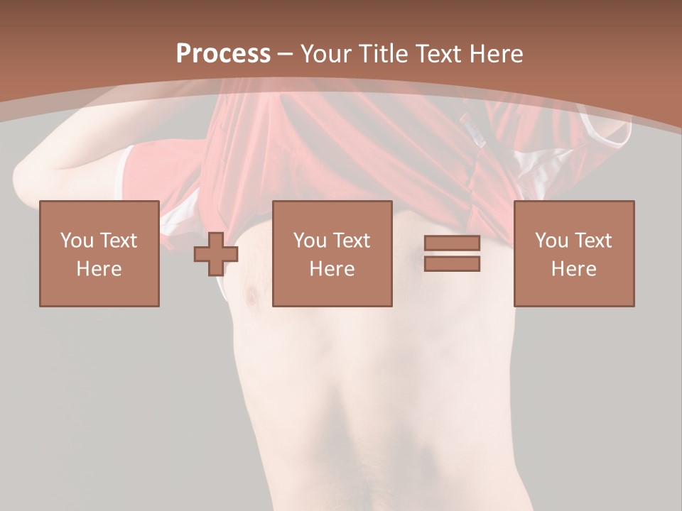 Studio Clothing Goal PowerPoint Template