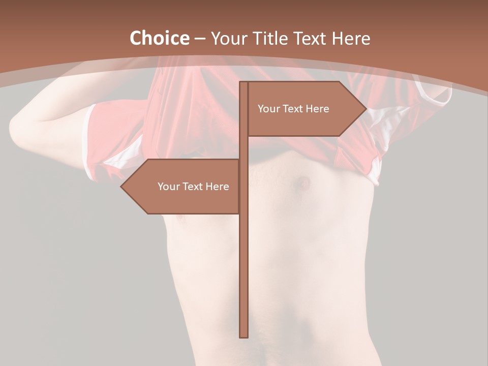 Studio Clothing Goal PowerPoint Template