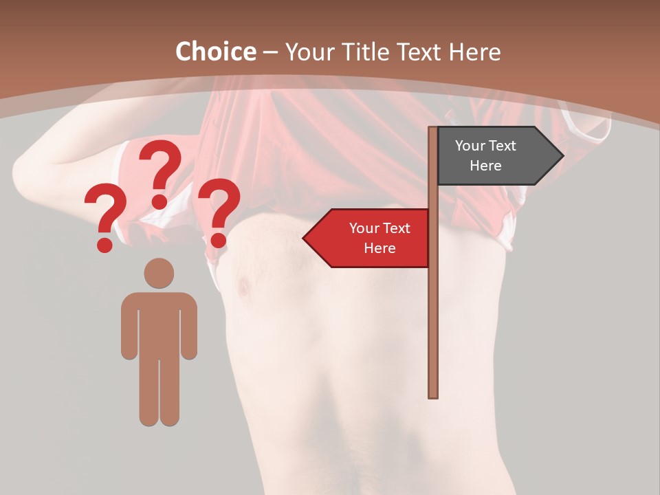 Studio Clothing Goal PowerPoint Template