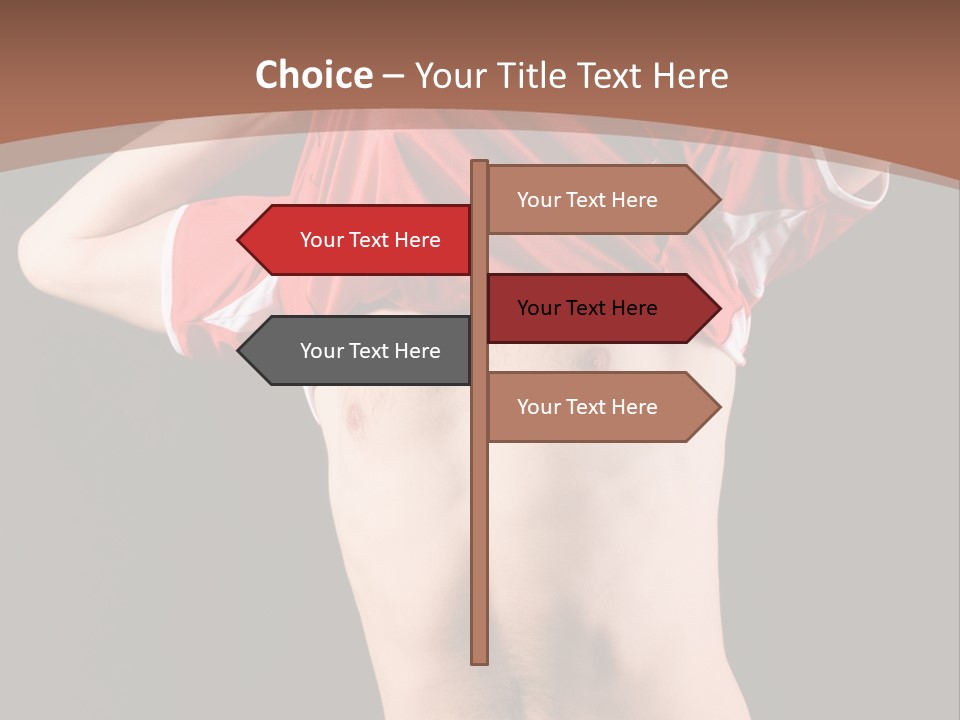 Studio Clothing Goal PowerPoint Template