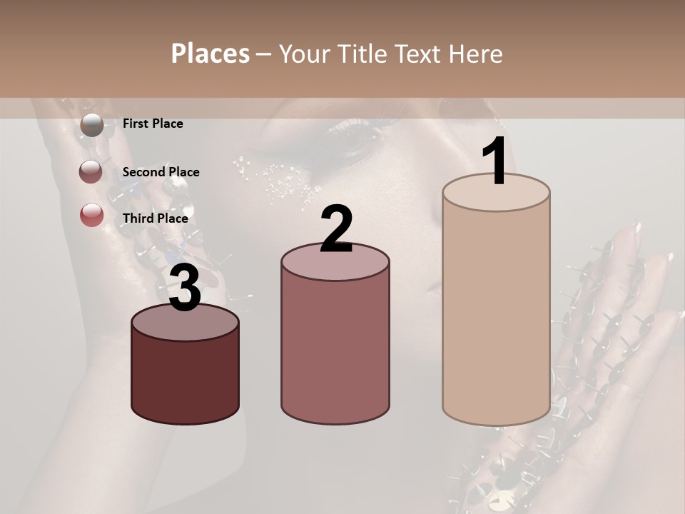 Pin Art Glue PowerPoint Template