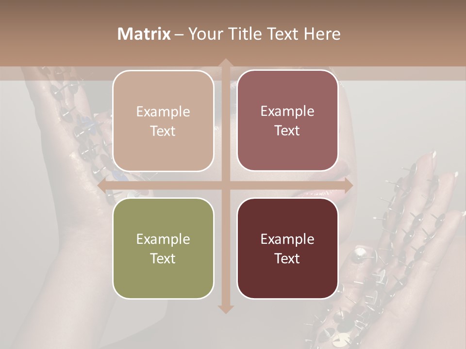 Pin Art Glue PowerPoint Template