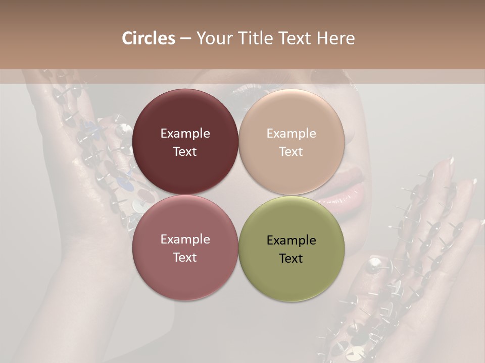 Pin Art Glue PowerPoint Template