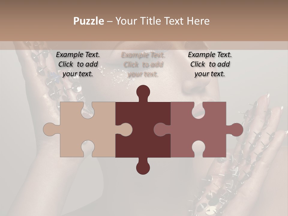 Pin Art Glue PowerPoint Template