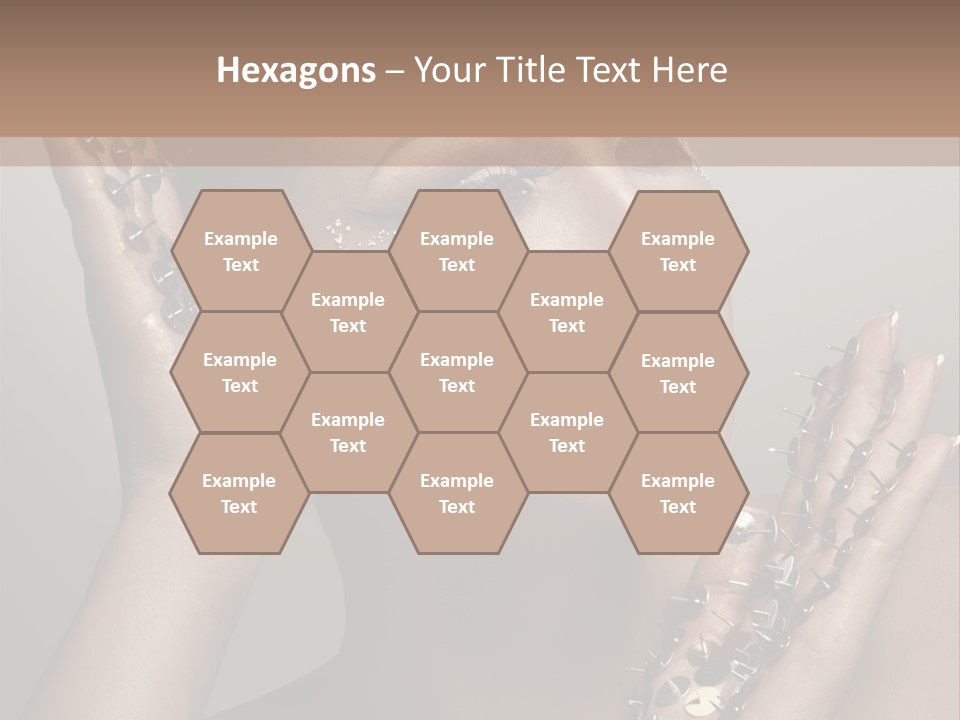 Pin Art Glue PowerPoint Template