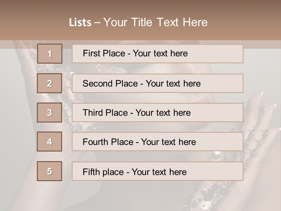 Pin Art Glue PowerPoint Template