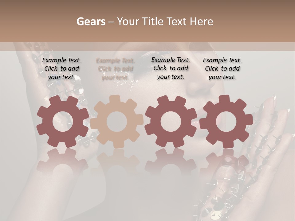 Pin Art Glue PowerPoint Template