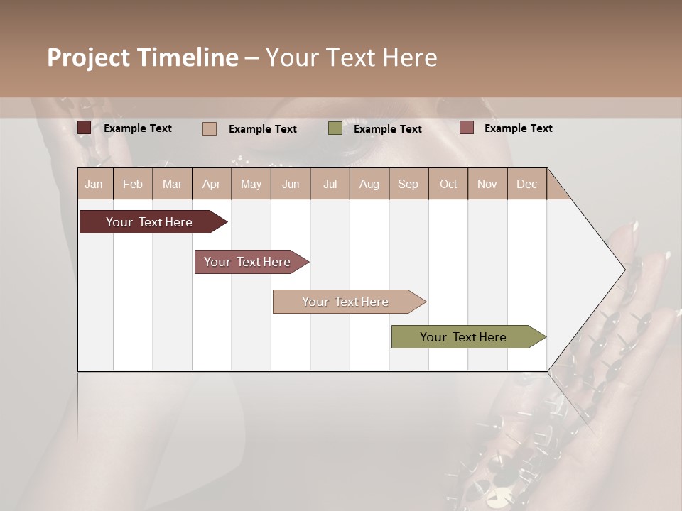Pin Art Glue PowerPoint Template