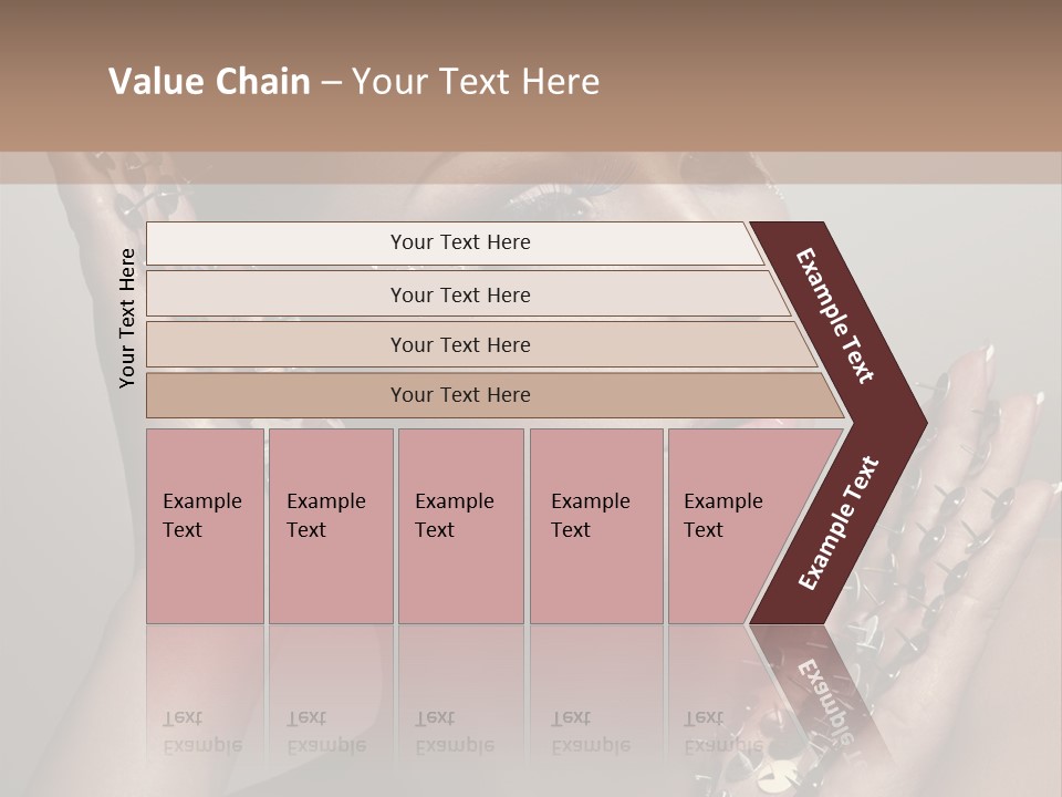 Pin Art Glue PowerPoint Template
