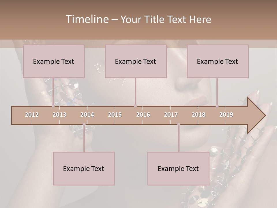 Pin Art Glue PowerPoint Template