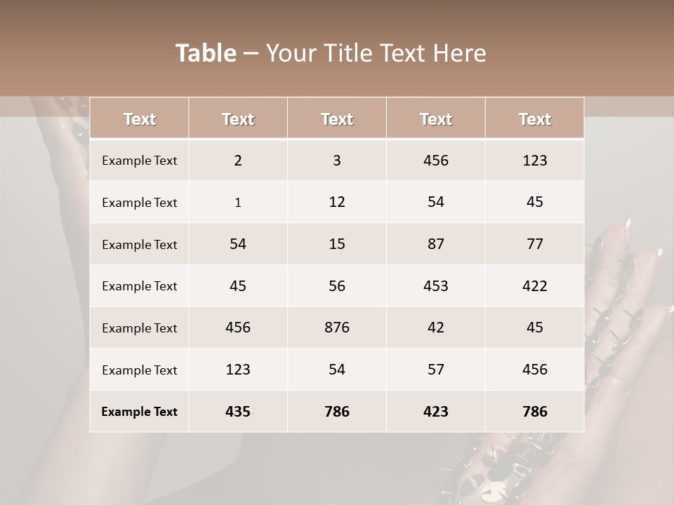 Pin Art Glue PowerPoint Template