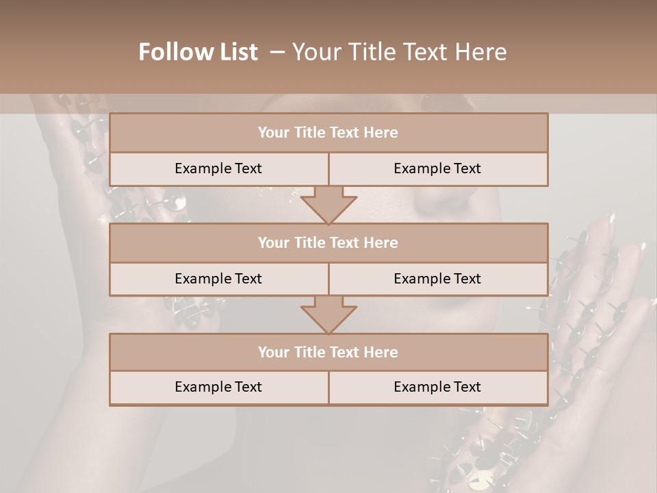 Pin Art Glue PowerPoint Template